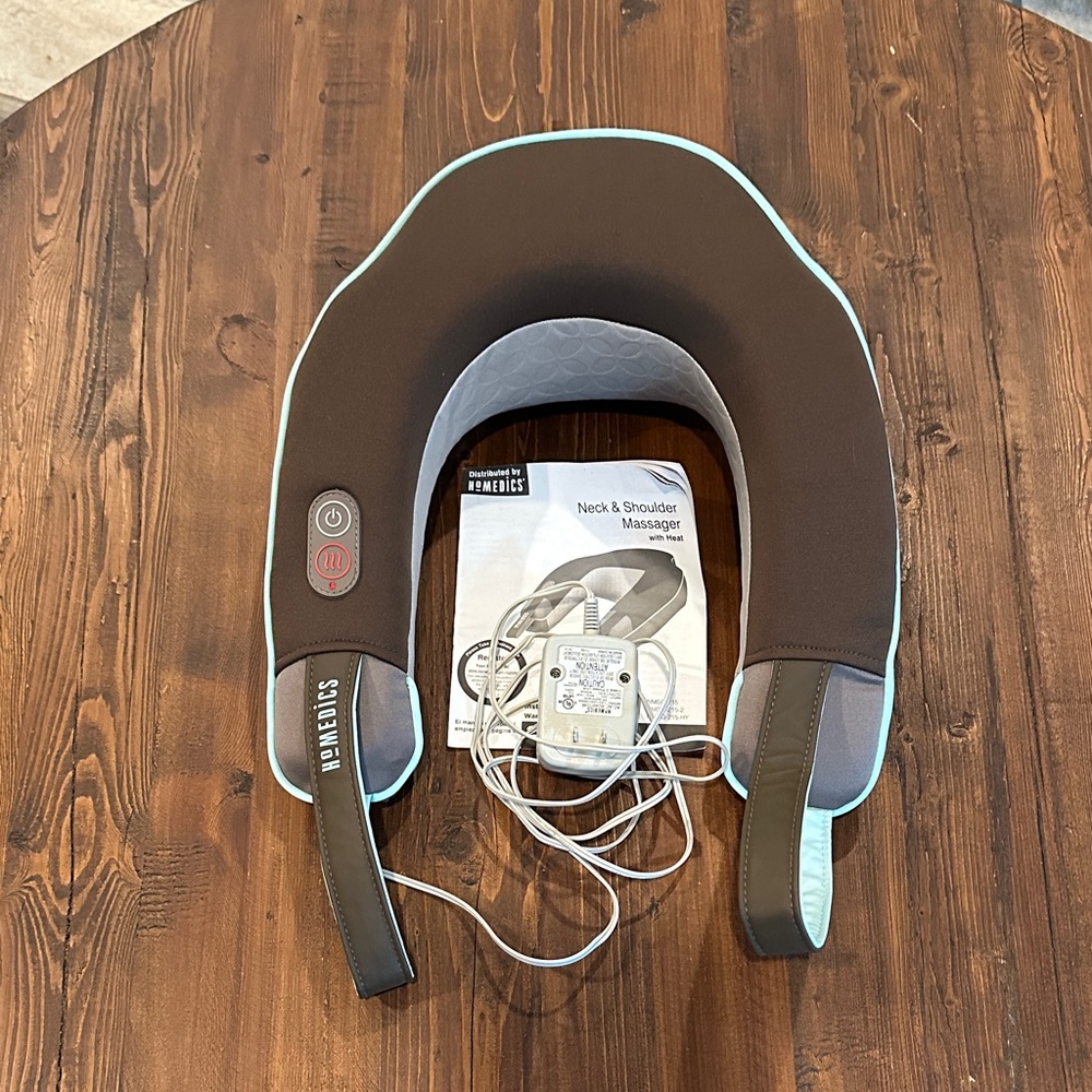 Homedics Brown and Gray Neck Massager